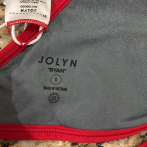 JOLYN TRAIN RYAN BIKINI TOP RED - S - Picture 5 of 6
